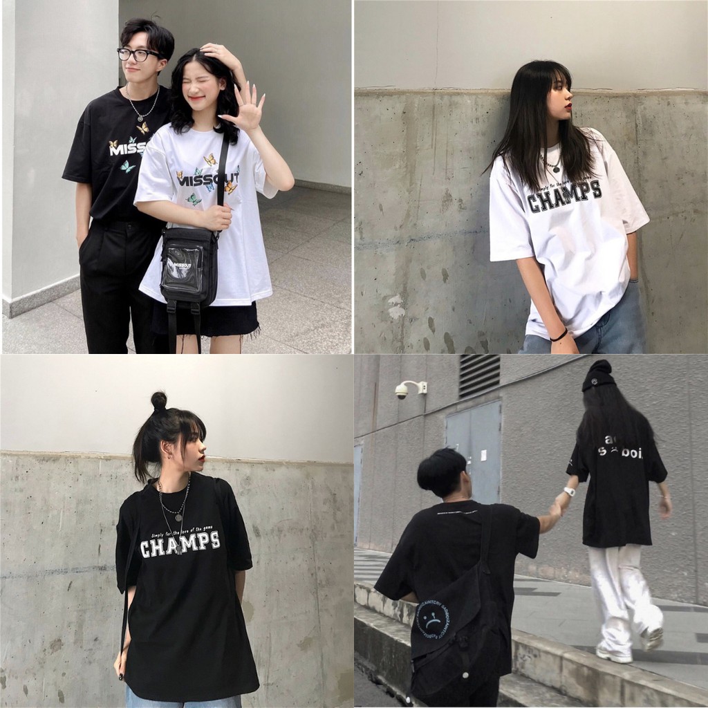 Áo phông streetwear unisex nam nữ form rộng oversize cotton 4 chiều co dãn | BigBuy360 - bigbuy360.vn