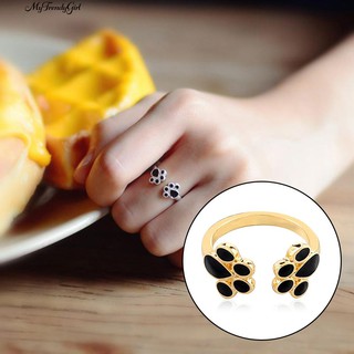 Nhẫn Họa Tiết Móng Mèo Hoạt Hình Dễ Thương