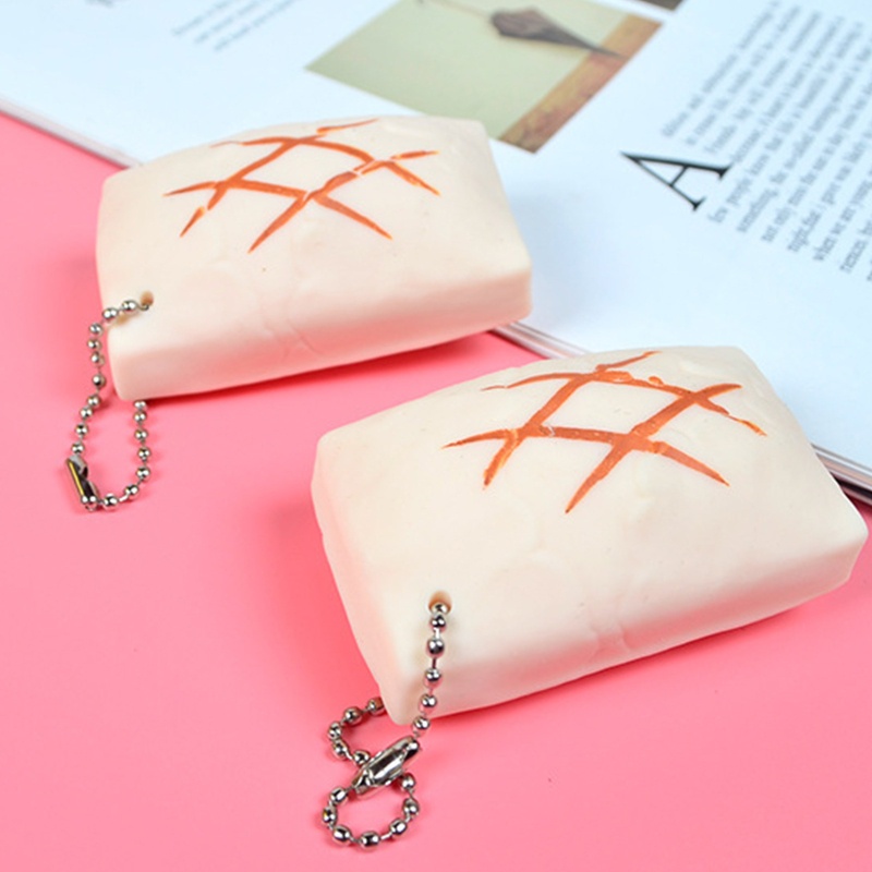 Wmmb Đồ Chơi Fidget Spinner Co Giãn Hình Đậu Phụ Dễ Thương Trang Trí Cho Thanh Thiếu Niên