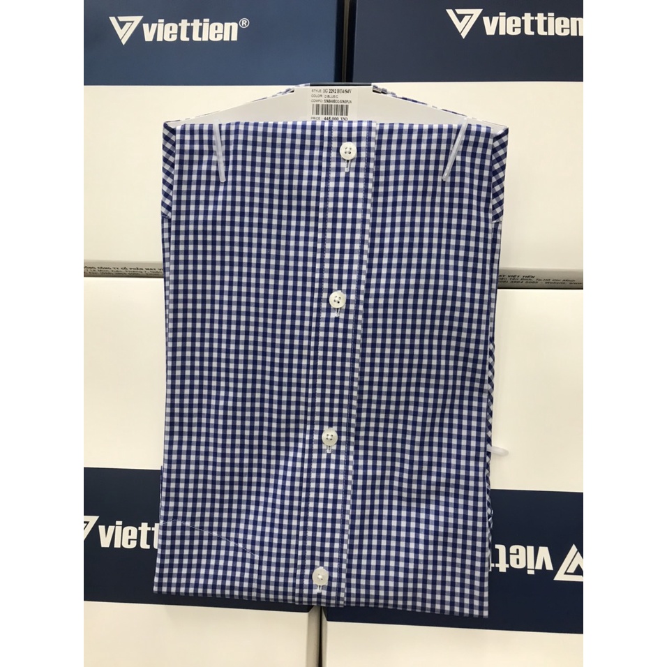 Áo sơ mi ngắn tay hiệu việt tiến giá mác | BigBuy360 - bigbuy360.vn