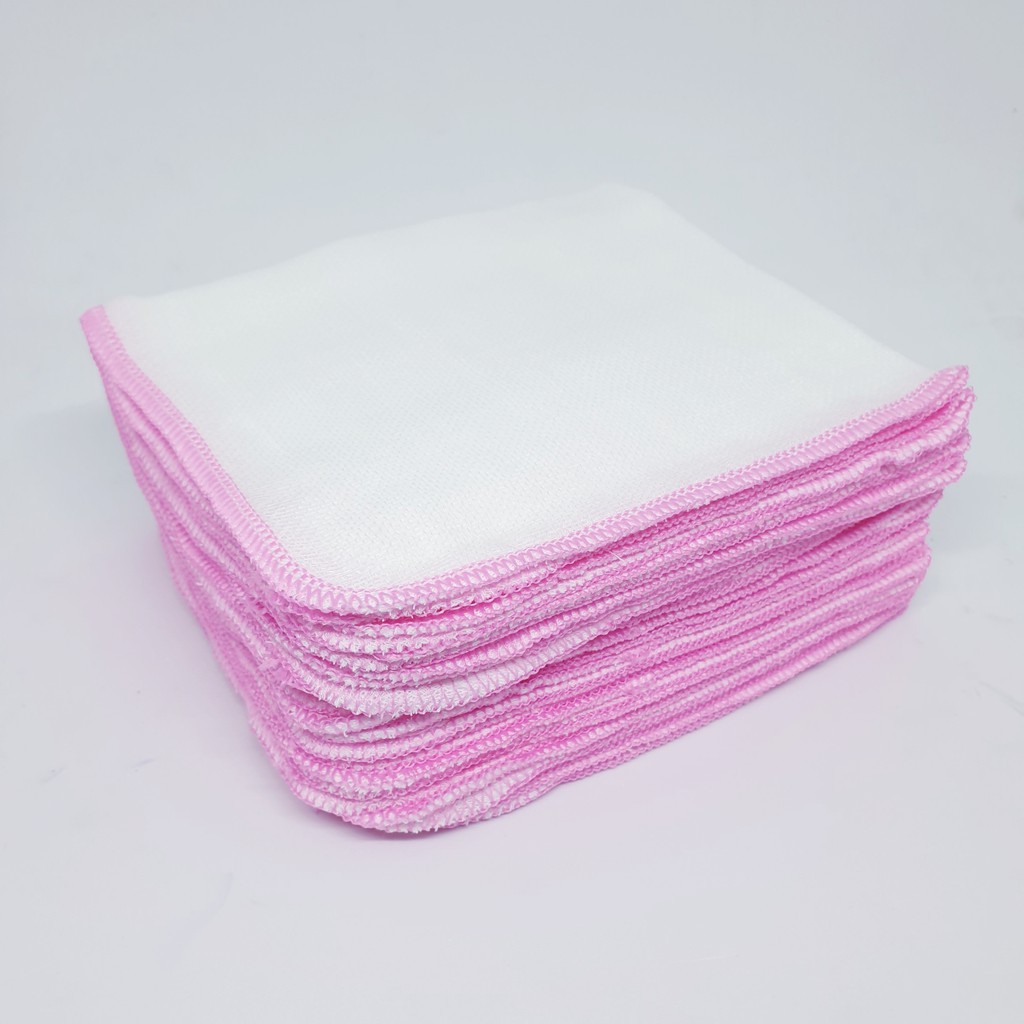 Khăn sữa vải gạc 100%cotton Thanh Thanh Nhỏ 3 lớp 25x30cm