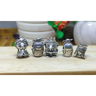 Charm bạc 925 vua, hoàng hậu, công chúa