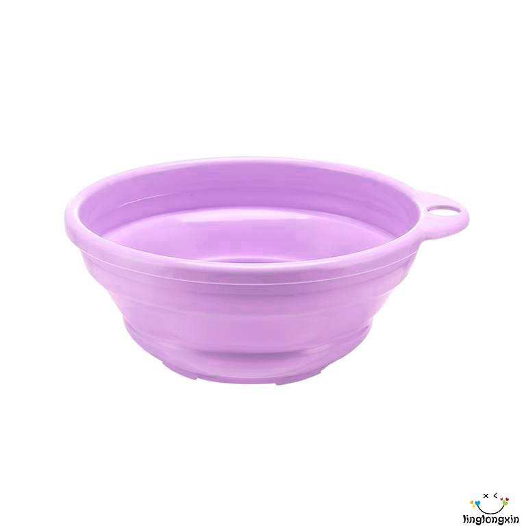 Thau nhựa silicon có thể xếp gọn tiện dụng