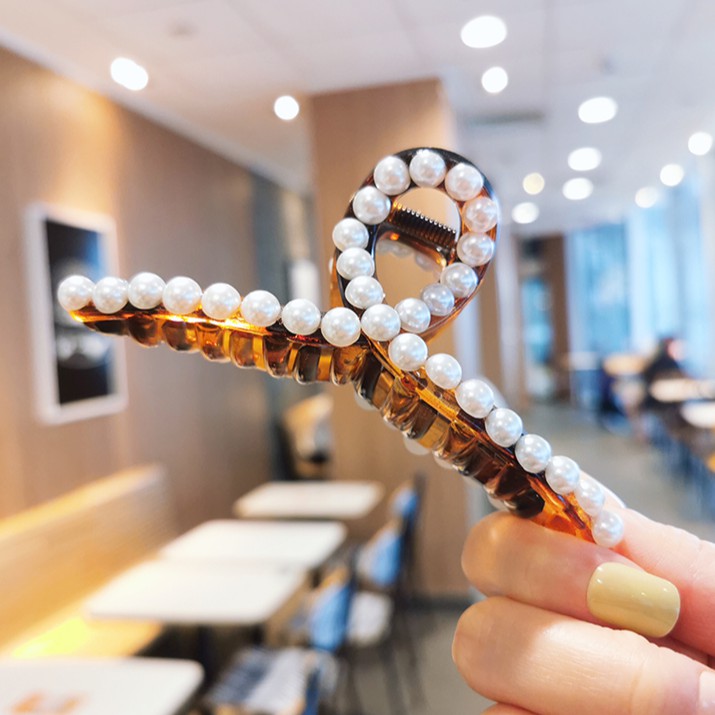 [Rẻ Vô Địch] Kẹp Tóc,  Kẹp Càng Cua Đính Hạt Phong Cách Hàn Quốc Cho Nữ, Bé Gái