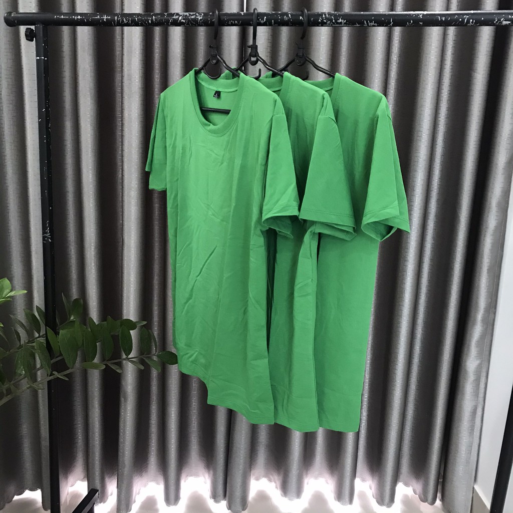 Áo Thun Màu Xanh Lá Đậm THỜI TRANG 24H Xanh Két Phom Xuông Vải Dày Đẹp Cho Cả Nam và Nữ | BigBuy360 - bigbuy360.vn
