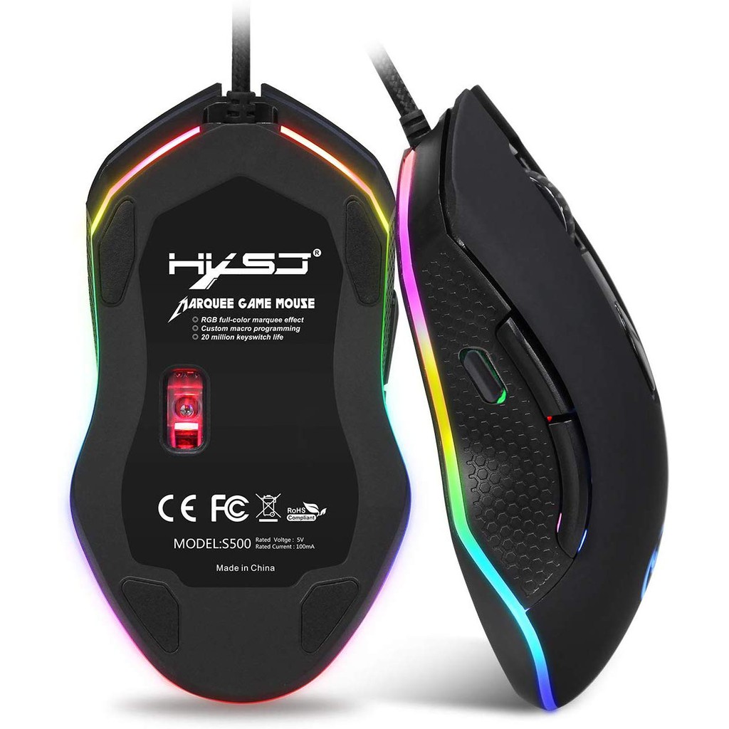 Chuột Gaming HXSJ S500 | RGB Gaming Mouse