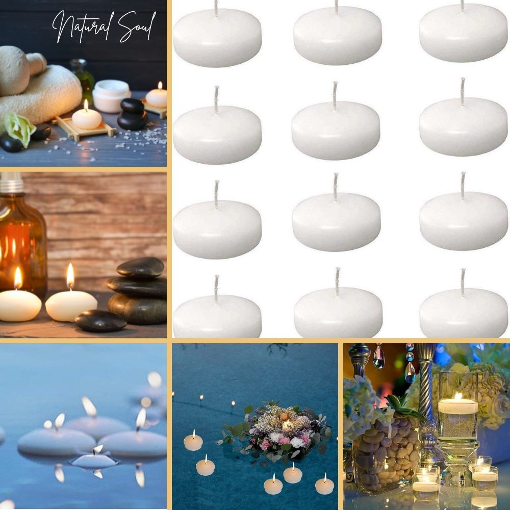Nến Thả Nổi Trên Nước - Thời Gian Cháy 2 giờ - Shop Natural Soul