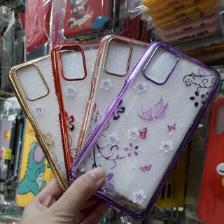 SAMSUNG A71- Ốp lưng nhựa dẻo viền đá in hình cực đẹp