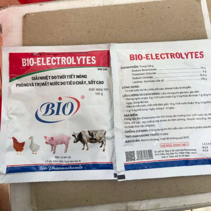 Bio Electrolytes - Nước biển gói tăng điện giải, bù nước cho chó mèo vật nuôi