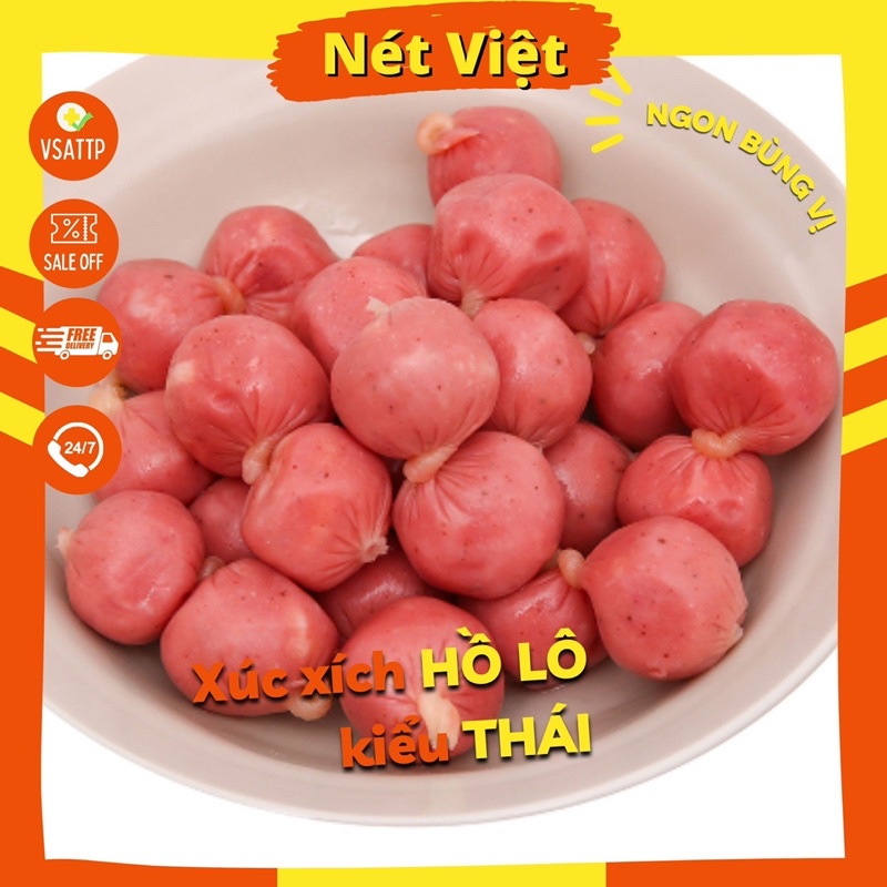 Hồ lô Thái, xúc xích hồ lô kiểu thái gói 500g