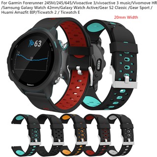 Dây đeo 20mm thay thế cho đồng hồ thông minh Garmin Forerunner 245 245M 645/Vivoactiv