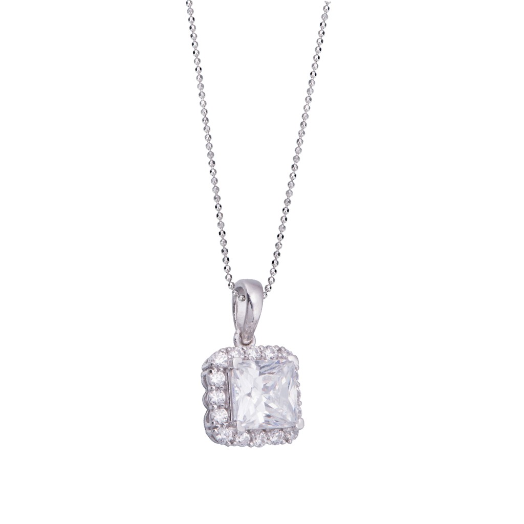 Mặt dây chuyền Bạc đính đá CZ PNJSilver XMXMK000246