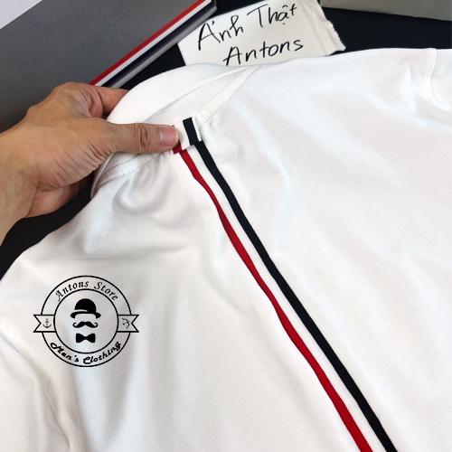 Áo Phông Polo Thom Browne Viền Lưng