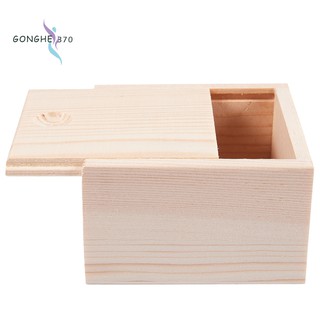 Hộp gỗ trơn đựng trang sức nhỏ xinh