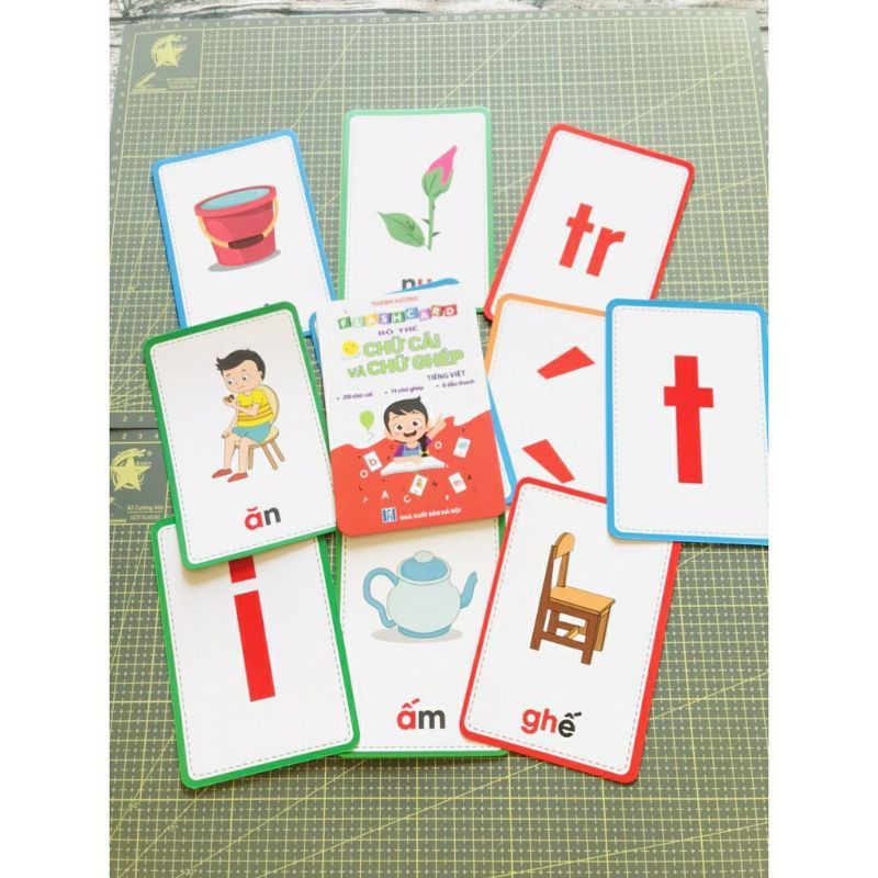 Bộ flashcard thẻ chữ cái và chữ ghép