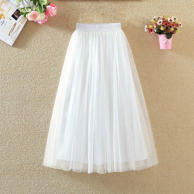 Chân Váy Lưới Dáng Vừa Thời Trang Mùa Hè Mới 2022 Cho Bé Gái