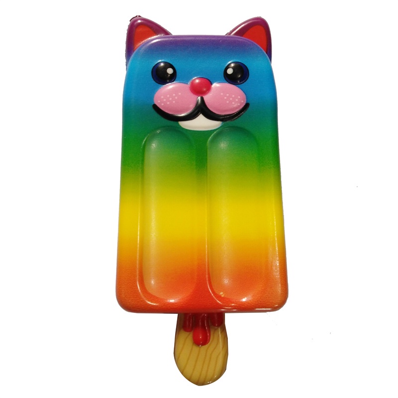 Đồ chơi xốp squishy giảm stress hình cây kem ốc quế dễ thương cho bé
