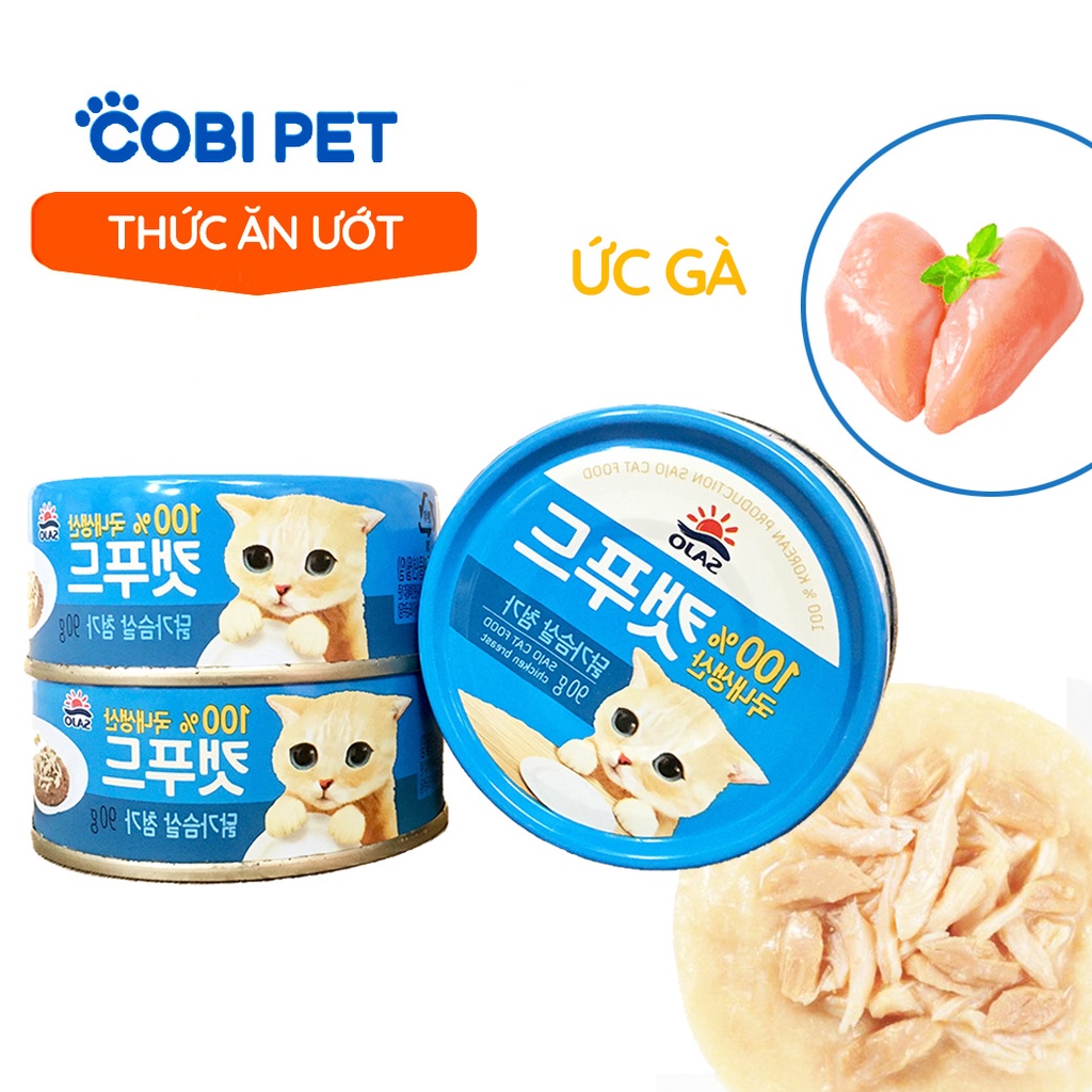 Pate Dinh Dưỡng Cho Mèo SAJO Nhiều Vị 90g