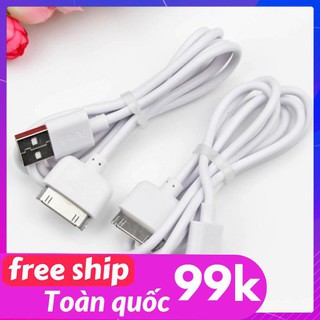  Dây cáp sạc 4/4s, cáp sạc iphone 4/4s/ ipad /1/2/3/4 loại đúc liền sạc nhanh và bền  RBM(9)