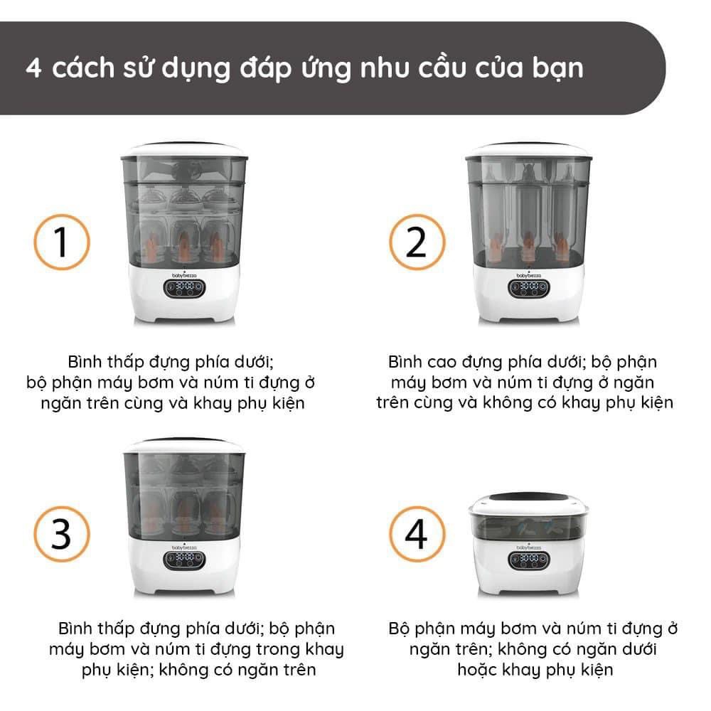 MÁY TIỆT TRÙNG HƠI NƯỚC,SẤY KHÔ BABYBREZZA