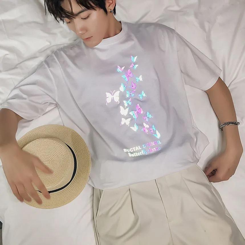 Áo thun Stee Phản quang BUTTERFLY DANCE Unisex
