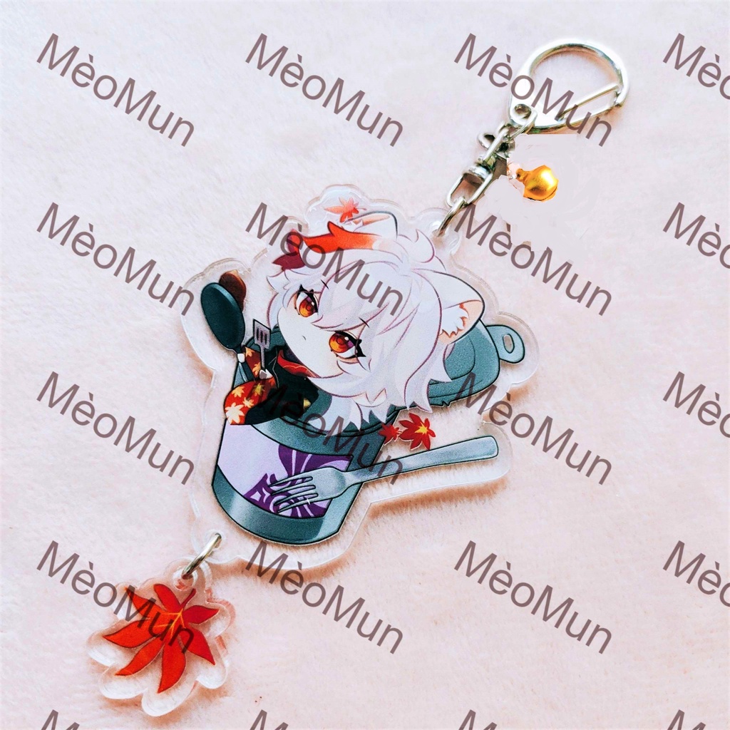 Kazuha móc khoá genshin impact M1 (in giữa acrylic)