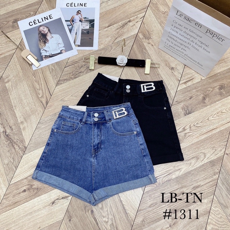 Quần short jean cạp B