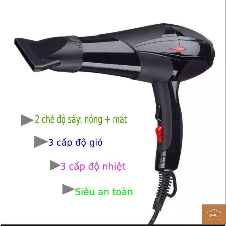 Máy Sấy Tóc 2 Chiều Nóng Lạnh Loại Lớn,Chế Độ Sấy 2600w Cực Mạnh