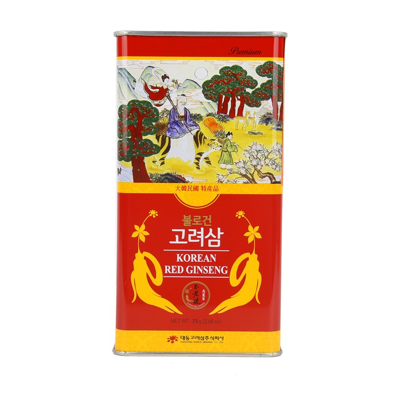 Hồng sâm củ khô Hàn quốc 75G