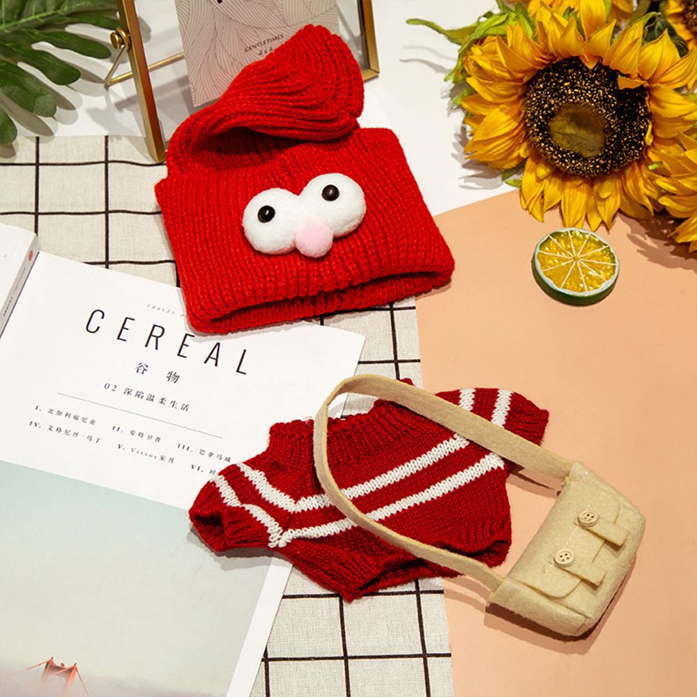 Bộ quần áo đồ chơi trang trí cho vịt vàng nhồi bông