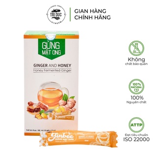 Gừng Mật Ong Trí Đức làm ấm cơ thể hiệu quả - Hộp 10 gói nhỏ