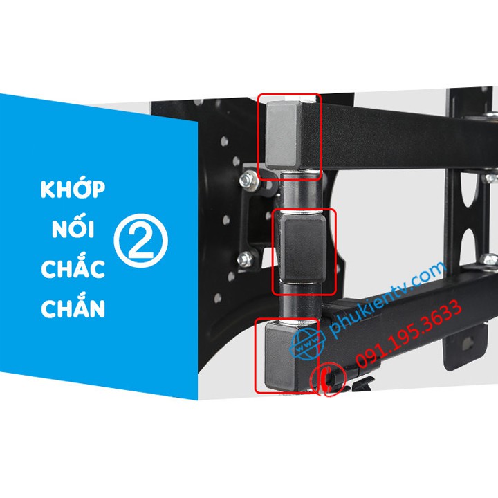 Giá treo tivi xoay đa năng 17- 32 - 40 - 43 inch - Hàng nhập khẩu - Model mới nhất CP104 [ Rẻ Hơn NB P4 ]