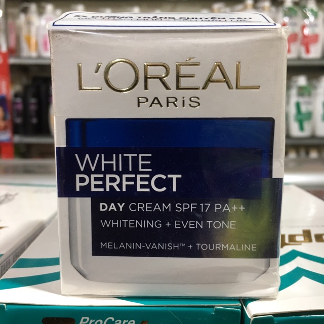 Kem L’Oréal White Perfect 3X dưỡng trắng chuyên sâu 50ml (ngày, đêm)