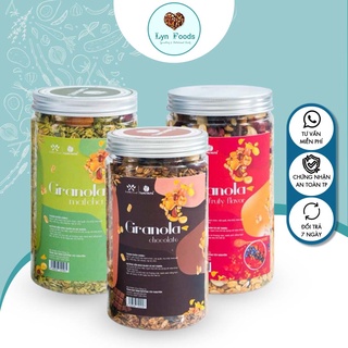 Hạt Dinh Dưỡng Mix 3 Vị , Granola ăn kiêng siêu hạt hũ 500g - ML008