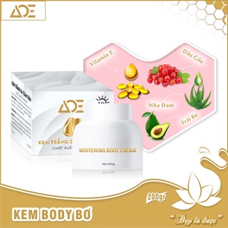 XẢ HÀNG BAO BÌ CẬN DA TE CHẤT MỚI Kem Body Bơ ACE Trắng Da Toàn Thân (200g)  ( MUA 2 BỘ TẶNG 1 kem trắng da 12g)