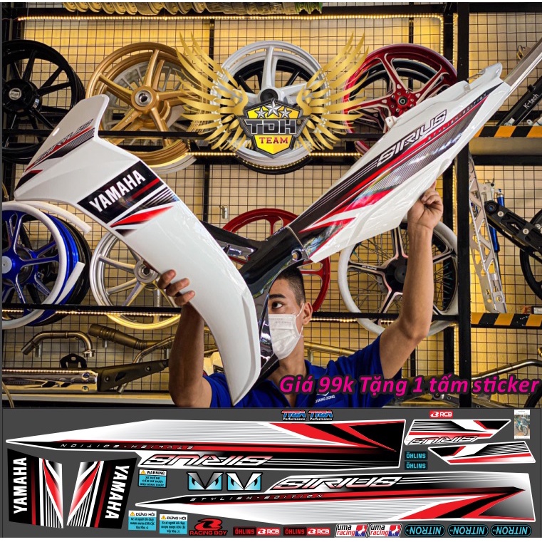 TEM XE SIRIUS 3 LỚP 50cc-110cc