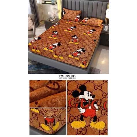 BỘ GA KÈM 2 VỎ GỐI NỈ TUYẾT HÀNG THƯƠNG HIỆU CAO CẤP TẶNG KÈM TÚI