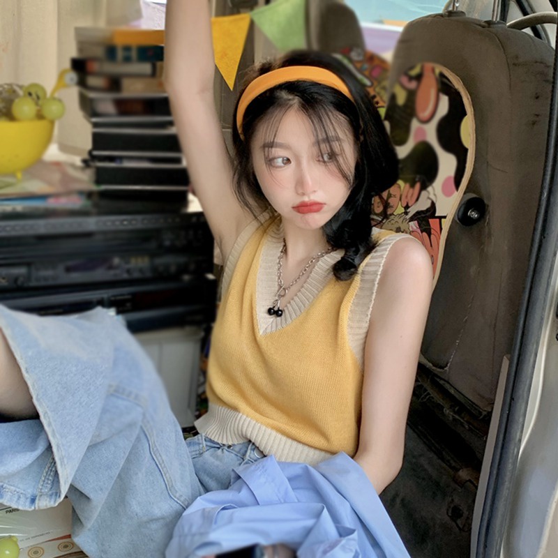 Áo Nữ Không Tay Cổ Chữ V Thời Trang Quyến Rũ