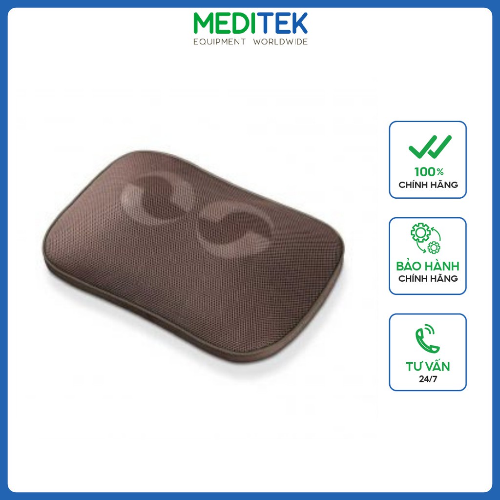 Gối massage 4 đầu xoay Beurer MG147 chính hãng, có đèn hồng ngoại, có điều khiển; Bảo hành 24 tháng