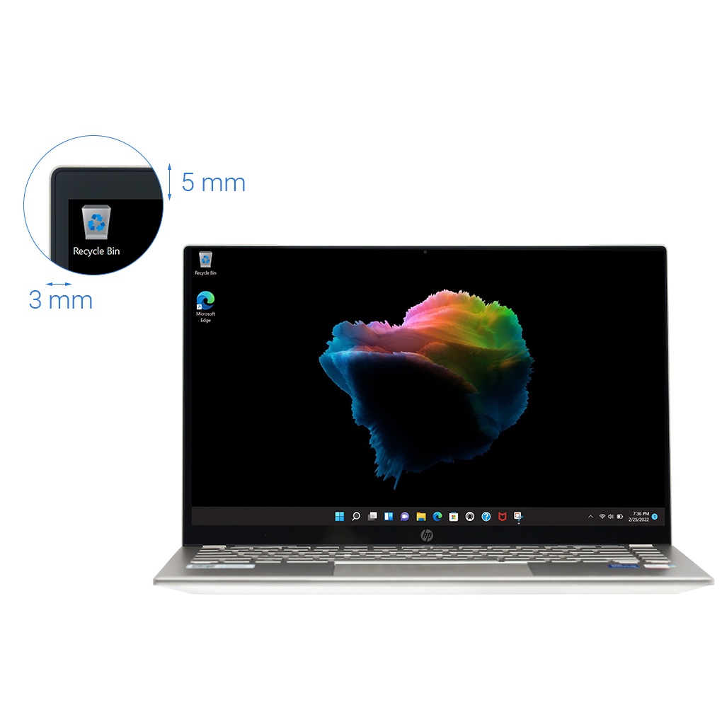 Laptop HP Pavilion x360 14 dy0075TU i7 1165G7/8GB/512GB/14"F/Touch/Pen/Win11//Vàng - Hàng chính hãng