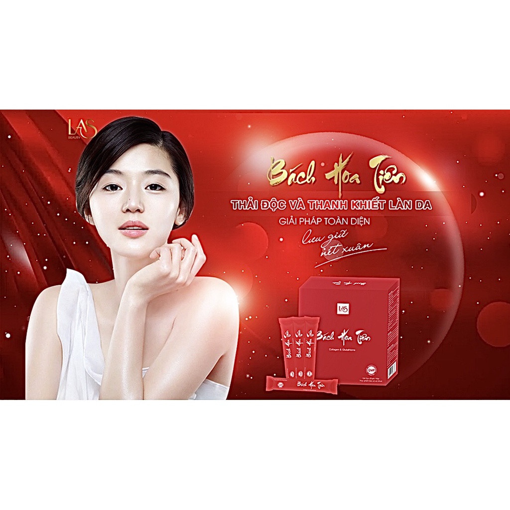 [CHÍNH HÃNG] Cốm uống đẹp da Bách Hoa Tiên Las Beauty làm đẹp nội sinh | BigBuy360 - bigbuy360.vn