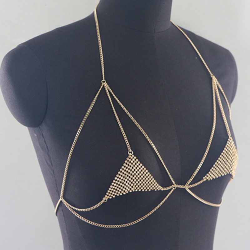 Giá Đỡ Dây Áo Ngực Đính Đá Gợi Cảm