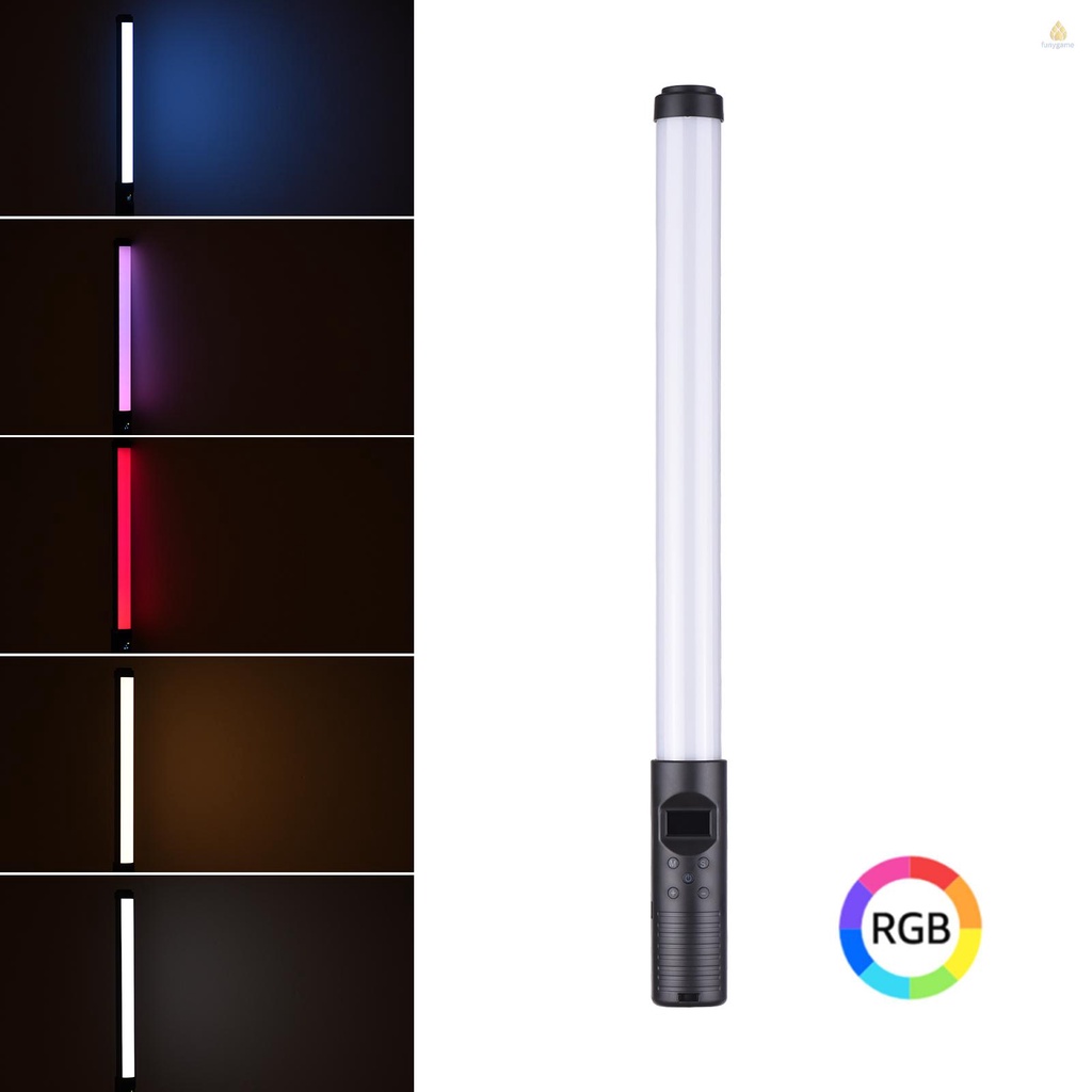 Đèn LED Đổi Màu 20W Cầm Tay RGB 3000K-6000K 0%-100% CRI&gt;85 Có Hiệu Ứng Đặc Biệt