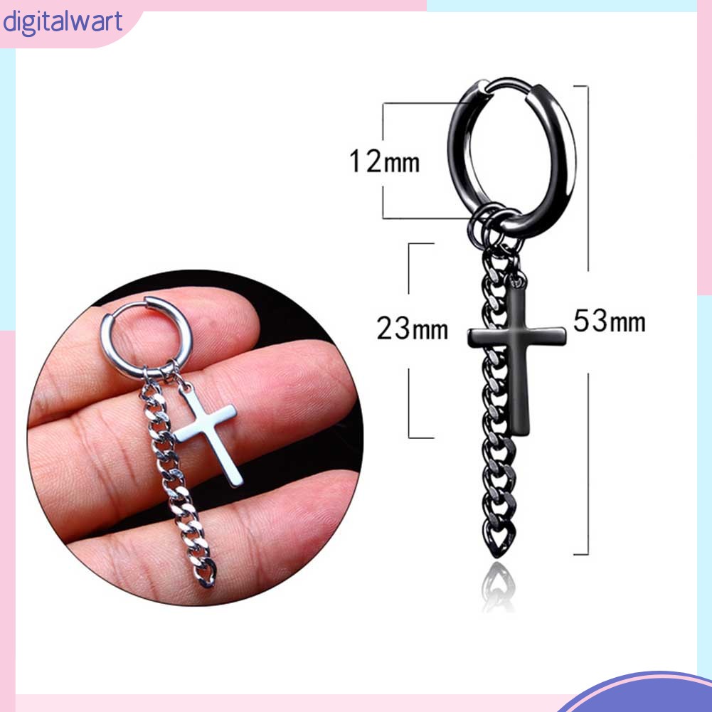 1 Khuyên Tai Kim Loại Thời Trang Cá Tính Cho Nam