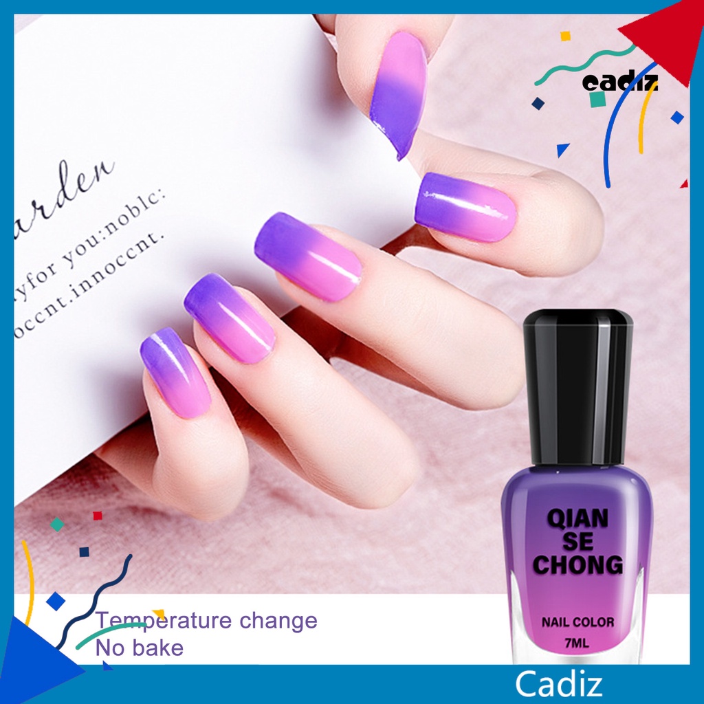 Sơn Móng Tay Màu Gradient Nhanh Khô Không Dễ Tẩy Màu 7ml Dành Cho Nữ