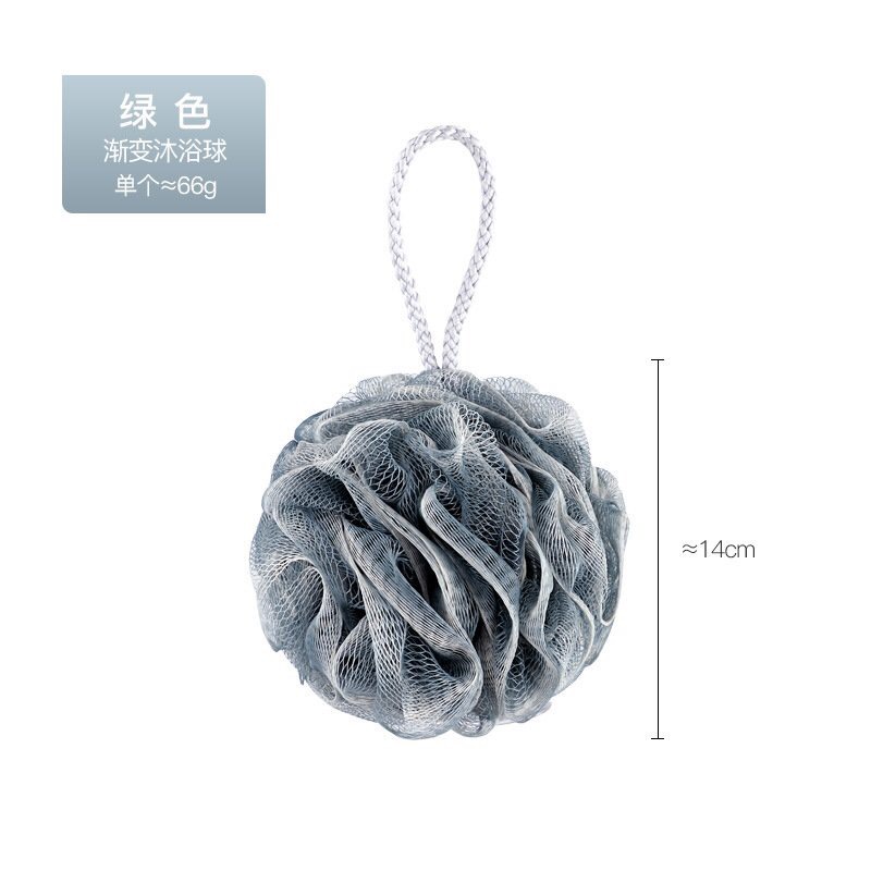 Bông tắm than tre hoạt tính mềm mại làm sạch, loại bỏ tế bào chết