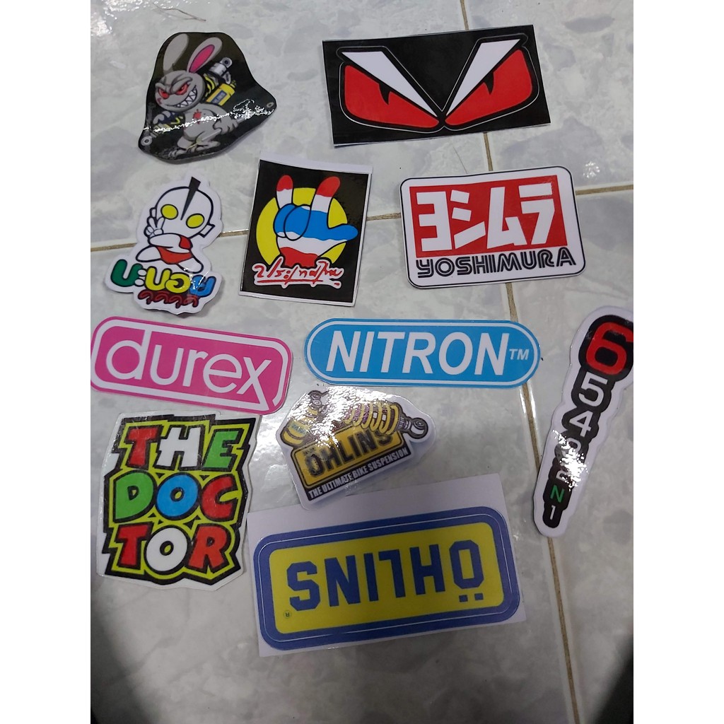 Tem Sticker Dán Xe Dán Xe Dán Nón Gửi Hình Ngẫu Nhiên Giá Rẻ