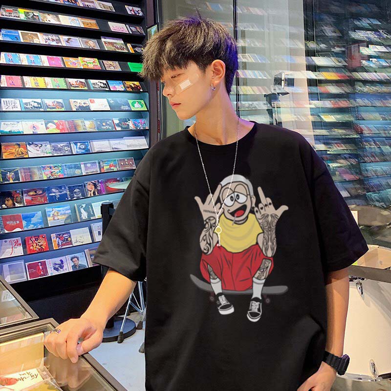 ÁO THUN UNISEX FORM RỘNG IN HÌNH NOBITA SIÊU CHẤT VẢI COTTON