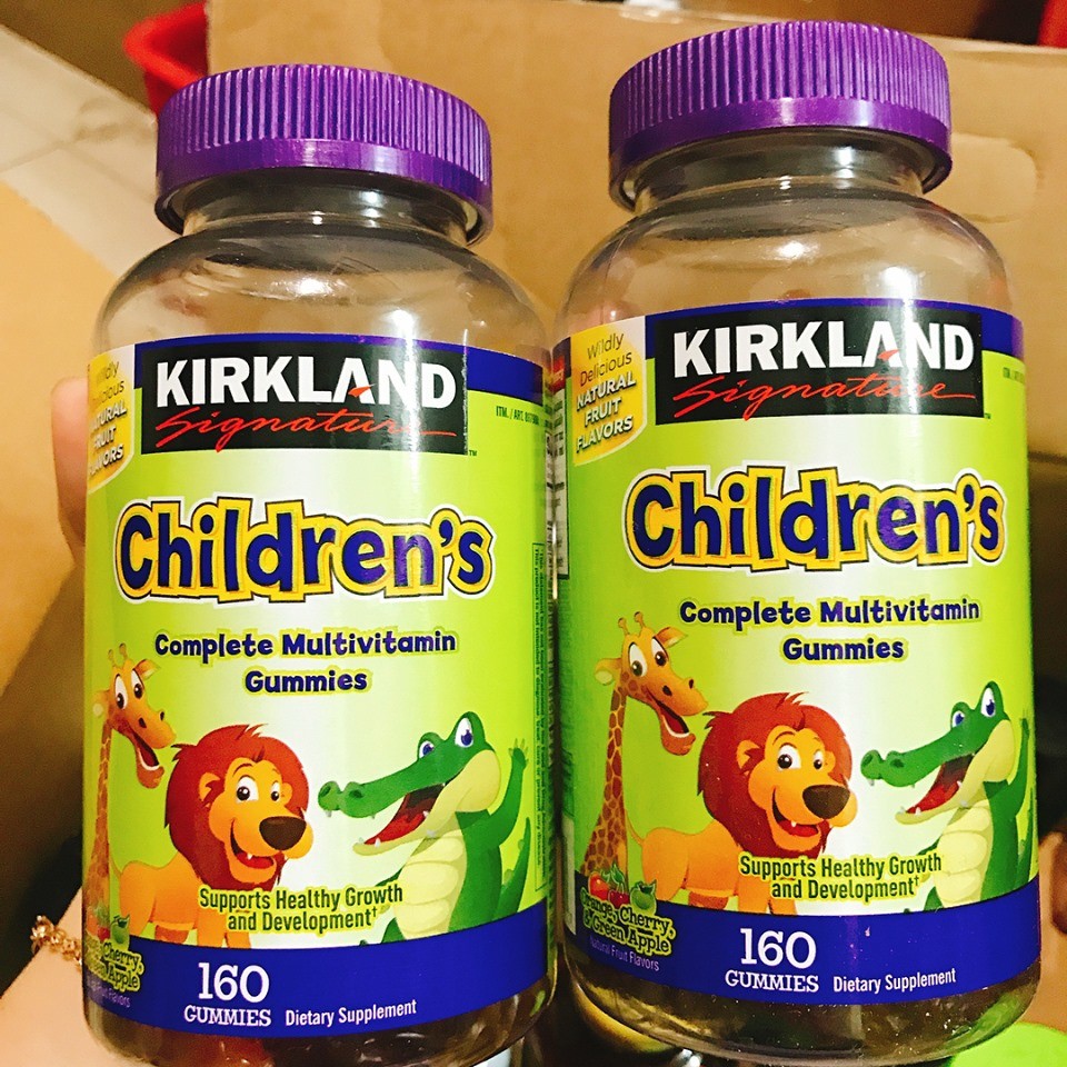 [Bill Mỹ] Kẹo Dẻo Gấu Kirkland 160 viên Gummies