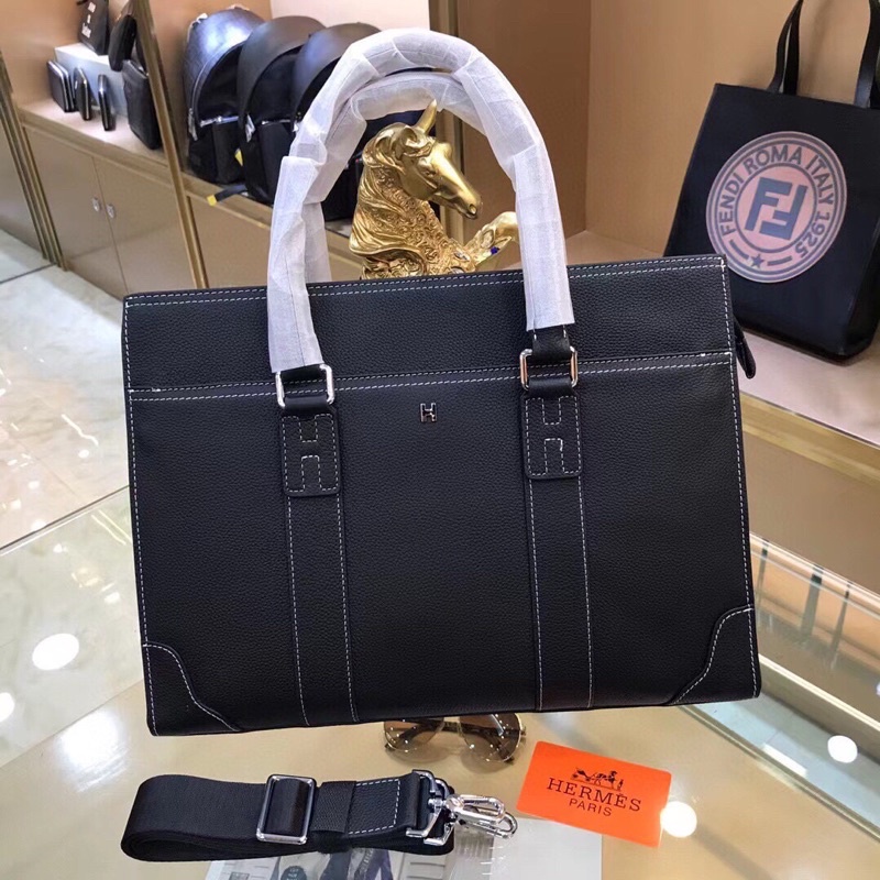 Cặp xách công sở nam thương hiệu Hermes HM da thật cao cấp
